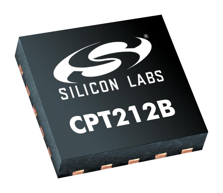 Silicon Labs CPT212B-A01-GM Capacitive Touch Sensor TouchXpress� I2C 1.8 V 3.6 QFN 20 Pins -40 &deg;C