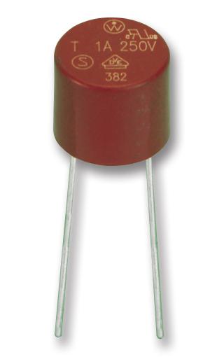 LITTELFUSE 37212500431 Fuse, PCB Leaded, 2.5 A, 250 VAC, TR5 Series, Time Delay, Radial Leaded