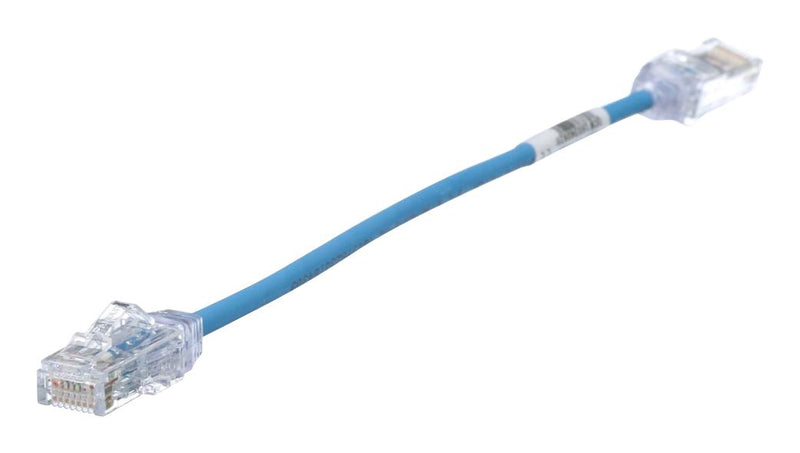 Panduit UTP28SP8INBU UTP28SP8INBU Enet Cable CAT6 RJ45 PLUG-PLUG 8"