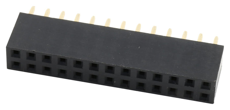 Multicomp 2214SM-40G-75-PCR Board-To-Board Connector 2.54 mm 40 Contacts Receptacle Surface Mount 2 Rows