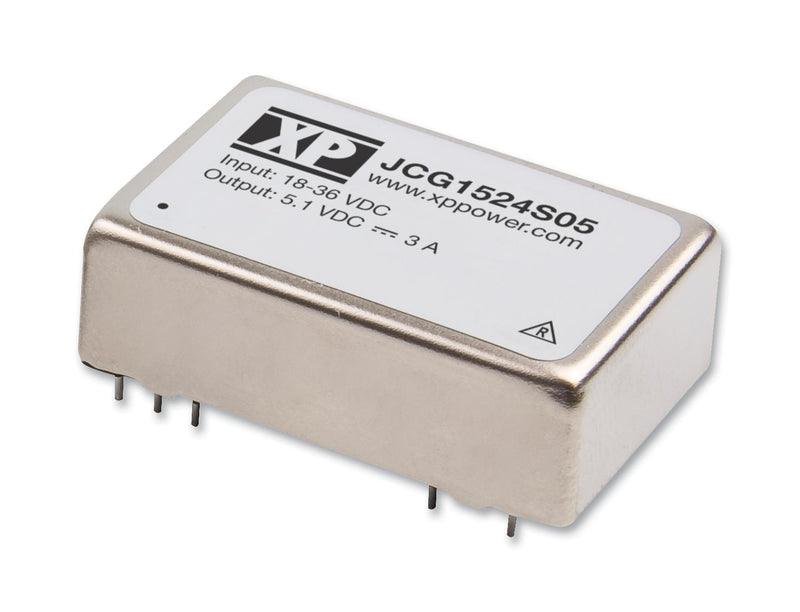 XP Power JCG1512S05 JCG1512S05 Isolated Through Hole DC/DC Converter 2:1 Input ITE 15 W 1 Output 5.1 V 3 A