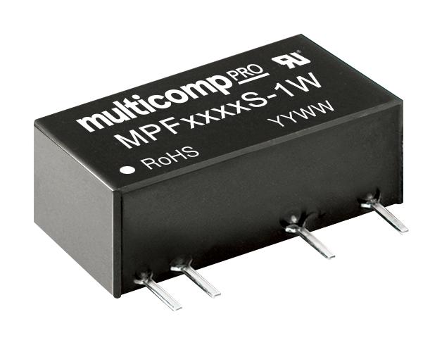 Multicomp PRO MPF1509S-1W Isolated Through Hole DC/DC Converter ITE 1 W Output 9 V 111 mA New