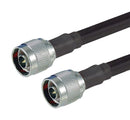 L-COM CA3N020 RF / Coaxial Cable Assembly N-Type Plug to CA400 50 ohm 20 ft 6.1 m Black New