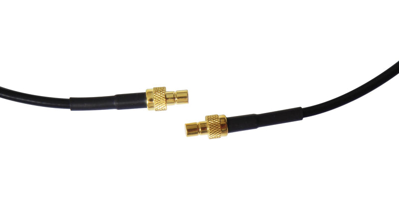 Multicomp PRO MP008639 RF / Coaxial Cable Assembly SMB Plug to RG174/U 50 ohm 3.3 ft 1 m Black