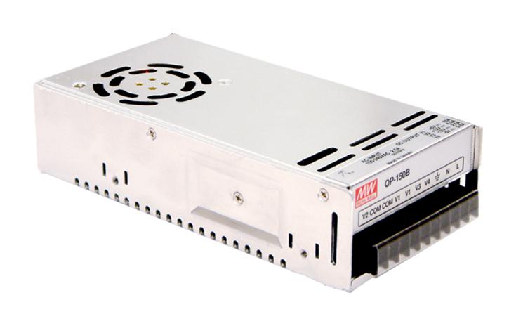 Mean Well QP-150-3D AC/DC Enclosed Power Supply (PSU) ITE 4 Outputs 150.2 W 5 VDC 10 A 3.3