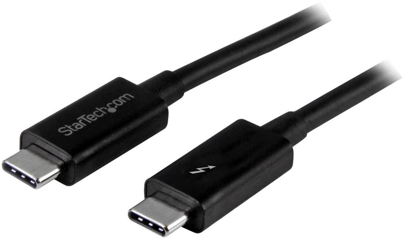 Startech TBLT3MM2M TBLT3MM2M USB Cable Type C Plug to 2 m 6.6 ft 3.1 Black E-Marked New