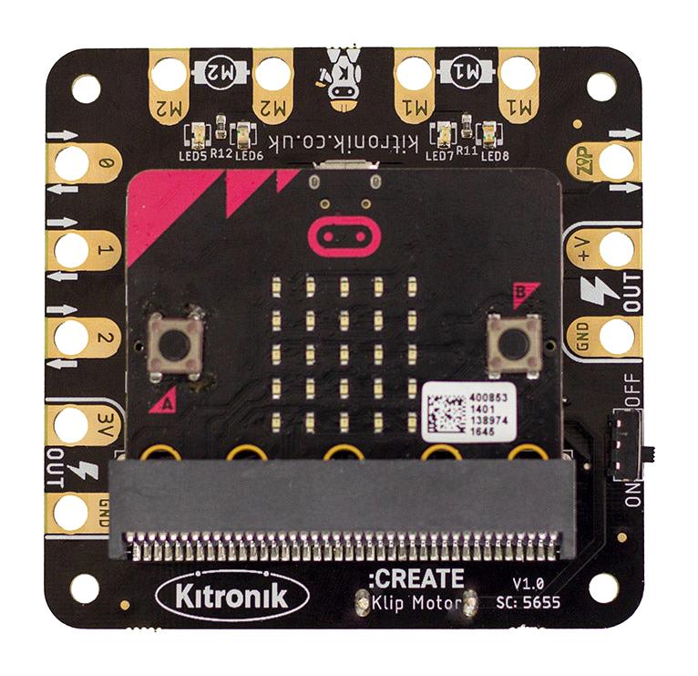 Kitronik 5655 5655 Motor Driver Board 4.5 V BBC micro:bit New