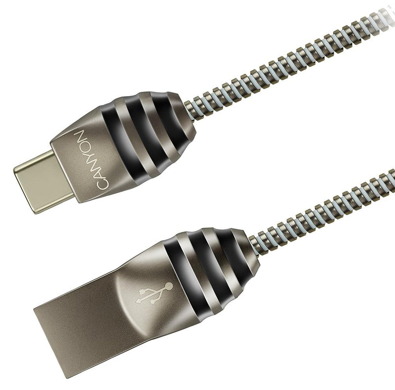 Canyon CNS-USBC5DG CNS-USBC5DG USB Cable Type C Plug to A 1 m 3.28 ft 2.0 Grey