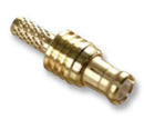 RADIALL R213082007 RF / Coaxial Connector, MCX Coaxial, Straight Plug, Crimp, 75 ohm, RG179, RG187, Brass