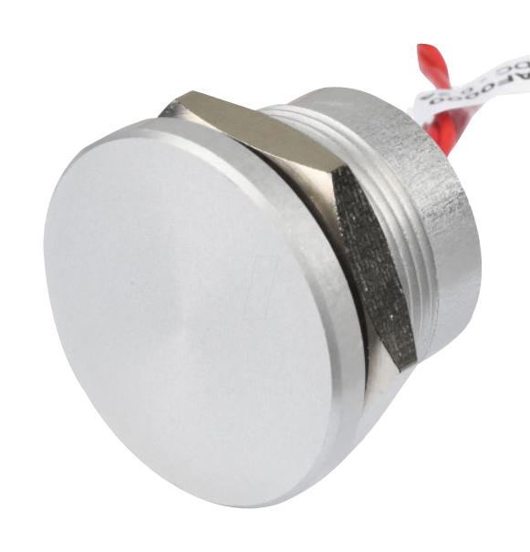 Apem PBAR2AF0000 Vandal Resistant Switch 22 mm PBA Series SPST-NO Natural Wire Leaded 200 mA 24 V