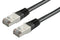 Multicomp PRO MP001935 MP001935 Ethernet Cable S/FTP (PiMF) Cat6 5 m 16.4 ft RJ45 Plug to Black