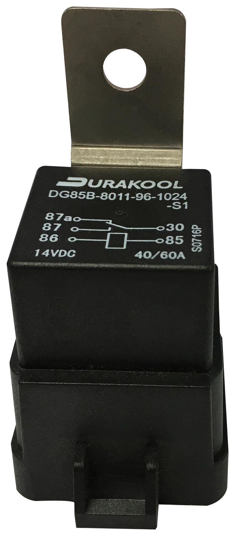 DURAKOOL DG85B-8011-96-1012-M1 AUTOMOTIVE RELAY, SPDT, 12VDC, 60A