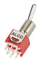 ALCOSWITCH - TE CONNECTIVITY TMD1T4B5M1QE TOGGLE SWITCH, DPDT, PANEL