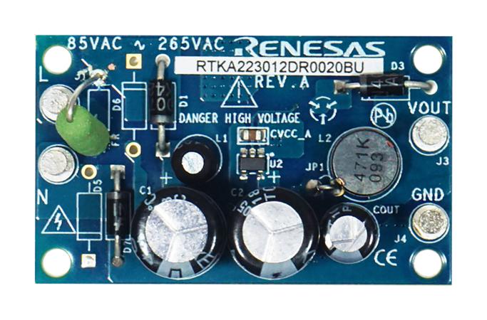 Renesas RTKA223012DR0020BU RTKA223012DR0020BU Evaluation Board RAA223012 Power Management Buck Regulator