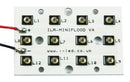 Intelligent LED Solutions ILR-IW12-85SL-SC221-WIR200. IR Module 12 Chip 850 nm 15.24 W/Sr Square PCB/M3 Hole 38.4 to 43.2 V 200 mm Red & Black New