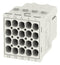 Weidmuller HDC MHE 20 FC Heavy Duty Connector Insert Rockstar Moduplug Series Contacts 2 Receptacle