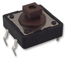 Multicomp PRO MCDTS2-4N MCDTS2-4N Tactile Switch MCDTS2 Top Actuated Through Hole Round Button 160 gf 50mA at 12VDC