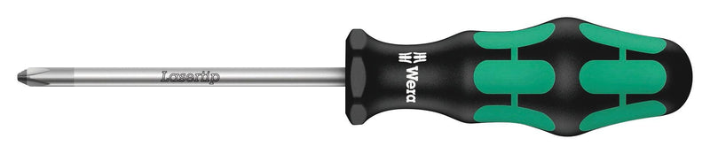 WERA 8705 PH0 x 60mm Kraftform Plus Round Blade Screwdriver for Phillips Screws