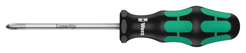 WERA 8710 PH1 x 80mm Kraftform Plus Round Blade Screwdriver for Phillips Screws