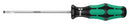 WERA 110001 3mm x 80mm Kraftform Plus Round Blade Screwdriver for Slotted Screws