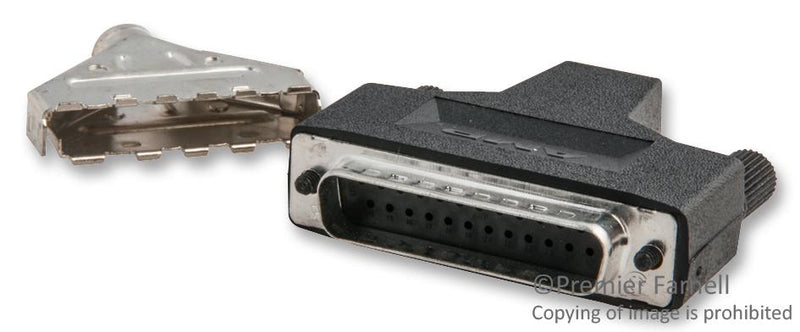 AMP - TE Connectivity 1658659-1 1658659-1 D Sub Connector Housing 25 Ways 3 Amplimite HDP-20 Plug Metal Body