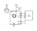 Monolithic Power Systems (MPS) MA800GQ-P Magnetoresistive Sensor Angle 3 to 3.6 V QFN-EP-16 New