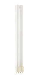 Philips Lighting 927903208370 Compact Fluorescent Lamp Warm White Single Twin Tube 3000 K 2G11 20000 h 24 W