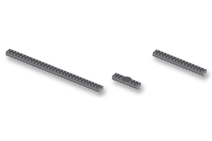 Samtec CLT-106-02-L-D-BE . PCB Receptacle Board-to-Board 2 mm Rows 12 Contacts Surface Mount Tiger Claw CLT Series