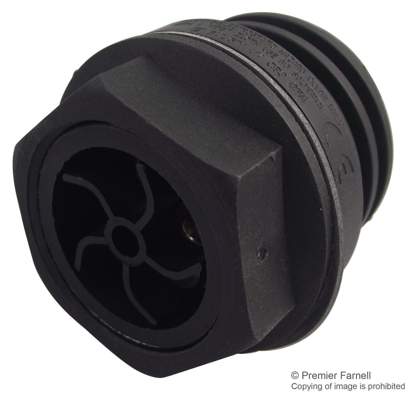 Bulgin PX0931/05/S Circular Connector Buccaneer 900 Series Panel Mount Receptacle 5 Contacts Screw Socket