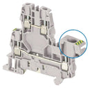 Entrelec - TE Connectivity 1SNK506212R0000 DIN Rail Mount Terminal Block 4 Ways 24 AWG 10 6 mm&sup2; Screw 41 A