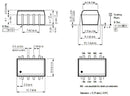 Traco Power TSM 1205S TSM 1205S Isolated Surface Mount DC/DC Converter ITE 1:1 1 W Output 5 V 200 mA