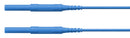 Schutzinger HSPL 8568 / AWG16 100 BL Test Lead 4mm Banana Plug Shrouded 6 kV 16 A Blue 1 m