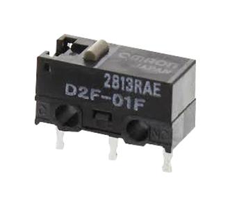 Omron D2F-5 Microswitch Subminiature Pin Plunger Spdt Solder 5 A