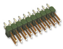 AMP - TE CONNECTIVITY 826632-3 Board-To-Board Connector, 2.54 mm, 6 Contacts, Header, AMPMODU MOD II Series, Through Hole, 2 Rows