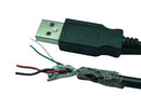 Amphenol PCD USB2AA400PUHFFR USB2 Cordset With USB A Plug Overmolded ON Each END 65M6461 New