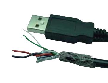 Amphenol PCD USB2AA400PUHFFR USB2 Cordset With USB A Plug Overmolded ON Each END 65M6461 New