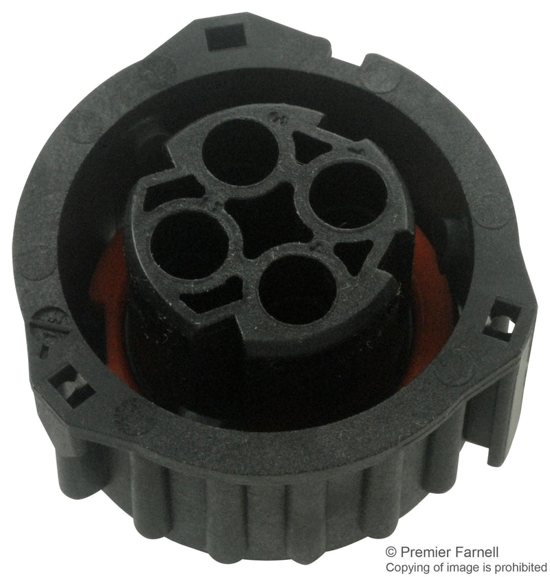 AMP - TE CONNECTIVITY 1-967325-1 Circular Connector, 2.5mm System Series, Panel Mount Receptacle, 4 Contacts