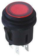 Multicomp MCR13-527D2L-02 Illuminated Pushbutton Switch Spst On-Off 20 A Red