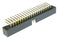 Multicomp PRO MP008649 Pin Header Wire-to-Board 2 mm Rows 40 Contacts Through Hole Right Angle MCP 2MM RA