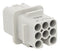 Multicomp PRO MP009530 Heavy Duty Connector MP-HD Inserts Insert 7+PE Contacts 3A Receptacle