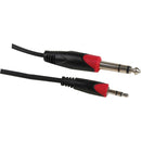 Stellar Labs 24-16242 3.5MM 3P Male TO 1/4IN Cable 3FT 42Y2471