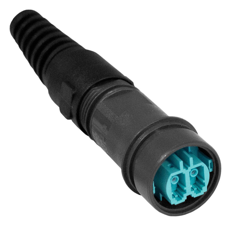 Bulgin PXF6051C Fiber Optic Connector Duplex LC Singlemode 9&micro;m / 125&micro;m Nylon (Polyamide) Body