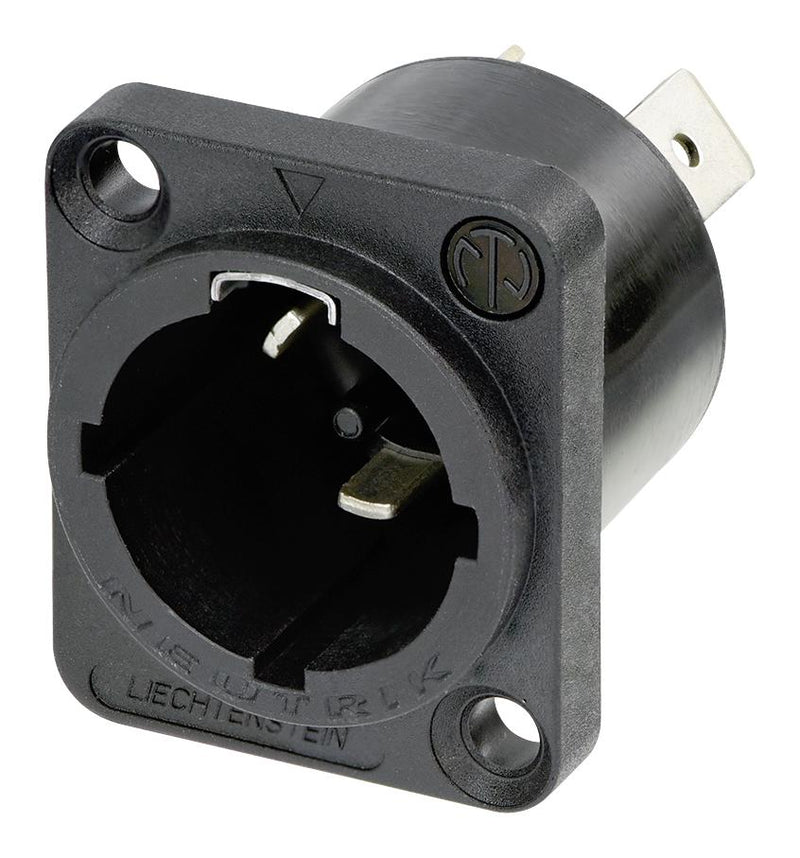 Neutrik NAC3MPX-WOT-TOP Power Entry Connector Powercon TRUE1 Series Plug 250 VAC 20 A Panel Mount Quick Connect