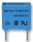 Epcos B81123C1222M189 Safety Capacitor Metallized PP Radial Box - 2 Pin 2200 pF &plusmn; 20% Y1 Through Hole