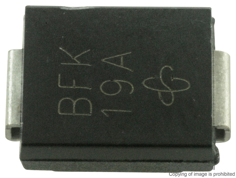 Vishay SMCJ30CA-E3/57T TVS Diode Transzorb Smcj Series Bidirectional 30 V 48.4 DO-214AB 2 Pins