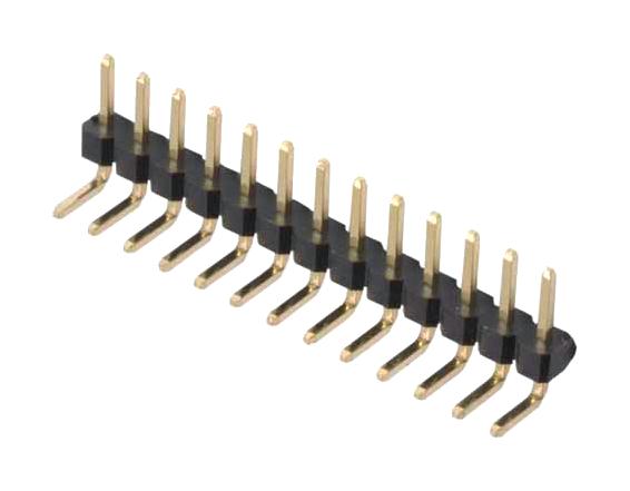 Harwin M22-2530605 Pin Header Board-to-Board 2 mm 1 Rows 6 Contacts Through Hole M22 Series