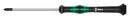 Wera 118032 PZ1 x 80mm Kraftform Micro Round Blade Screwdriver for Pozidriv Screws