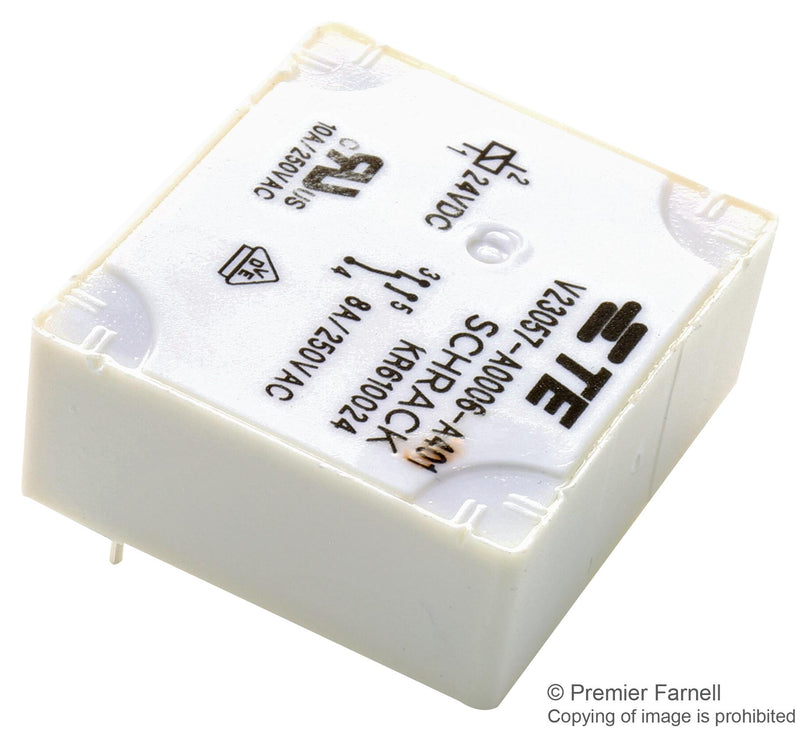 Schrack - TE Connectivity V23057-A0001-A101 Power Relay Spdt 6 VDC 8 A V23057 Series Through Hole