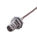 HUBER+SUHNER 24_TNC-50-2-29/133_NH 24_TNC-50-2-29/133_NH RF / Coaxial Connector TNC Straight Bulkhead Jack Crimp 50 ohm