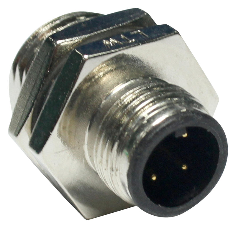 AMPHENOL LTW M12A-08PMMS-SH8001 Sensor Connector, 8 Pole, M12, Plug, M Series, M12, Plug, 8 Contacts, Solder Pin